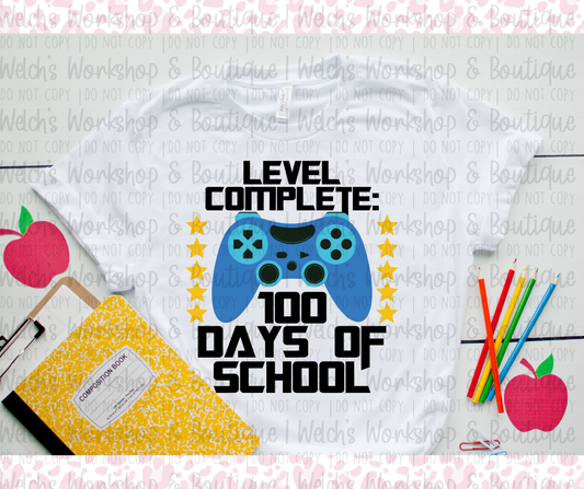 Level Complete: 100 Days of School-Gamer