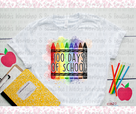 Crayons 100 Days of School